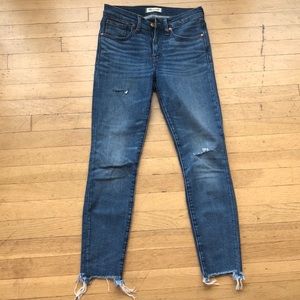 Made well high rise straight leg